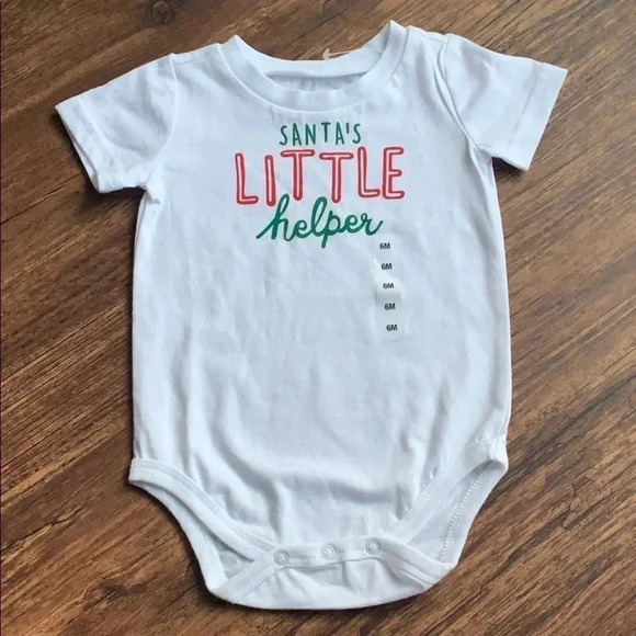 North Pole & Trading Other - Christmas Onesie North Pole Santa’s Little Helper Onesie Bodysuit